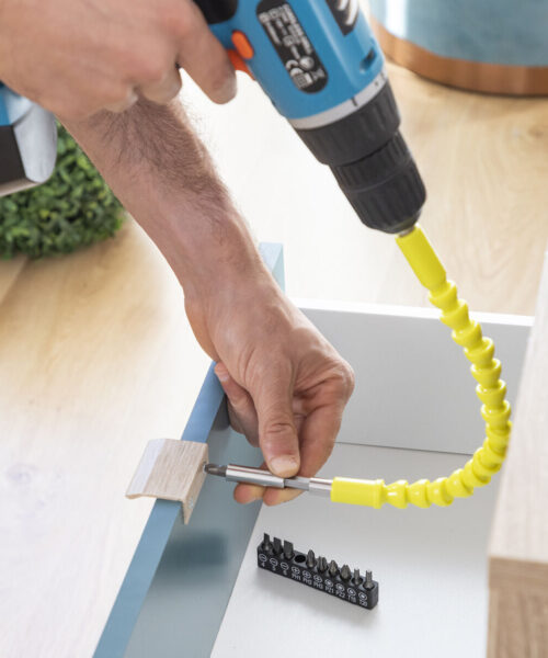Flexibler magnetischer Schraubendreher-Verlängerer mit Zubehör Drillex InnovaGoods