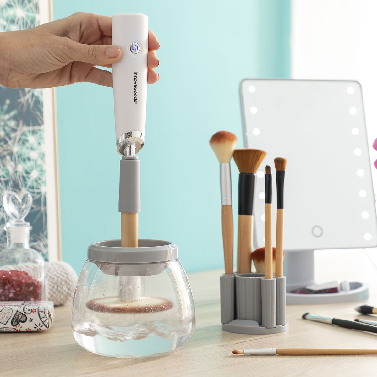 Automatischer Make-up-Pinselreiniger und Trockner Maklin InnovaGoods
