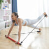 Fitnessbar mit Widerstandsbändern und Übungsanleitung Resibar InnovaGoods