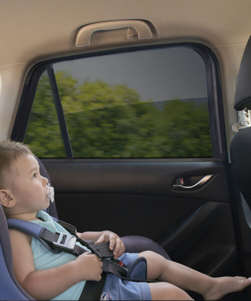 Mesh-Sonnenschutz für das Auto UVlock InnovaGoods Packung mit 2 Einheiten
