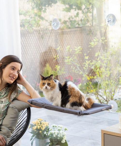 Hängende Katzenhängematte Catlax InnovaGoods