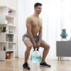 Wassergefüllte Kettlebell für das Fitnesstraining mit Übungsanleitung Fibell InnovaGoods