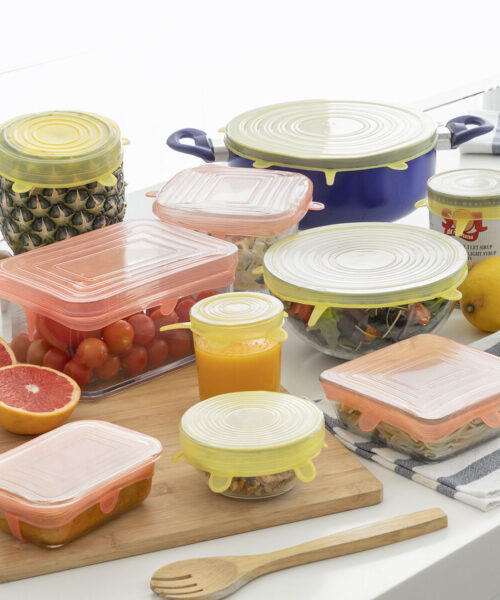 Set mit 10 wiederverwendbaren und verstellbaren Küchendeckeln Lilyd InnovaGoods