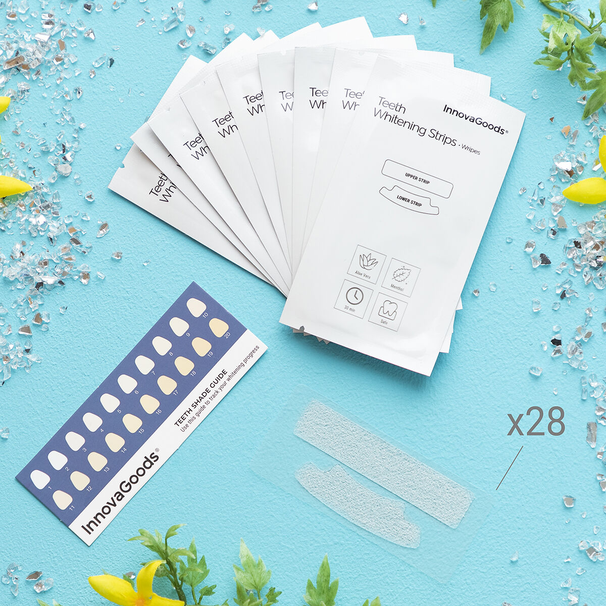Zahnaufhellungsstreifen-Wipes InnovaGoods