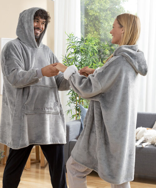 Übergroße Sweatshirt-Decke mit Fleecefutter Swug InnovaGoods