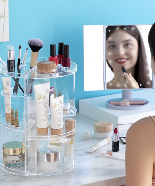 Rotierender Make-up-Organizer Rolkup InnovaGoods
