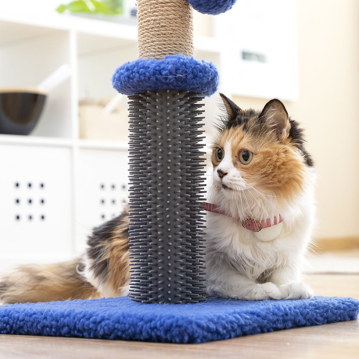 Kratz- und Massagebaum für Katzen mit Ball Miausage InnovaGoods