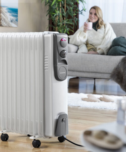 Ölgefüllter Heizkörper Oileven InnovaGoods 2500 W (11 Kammern)