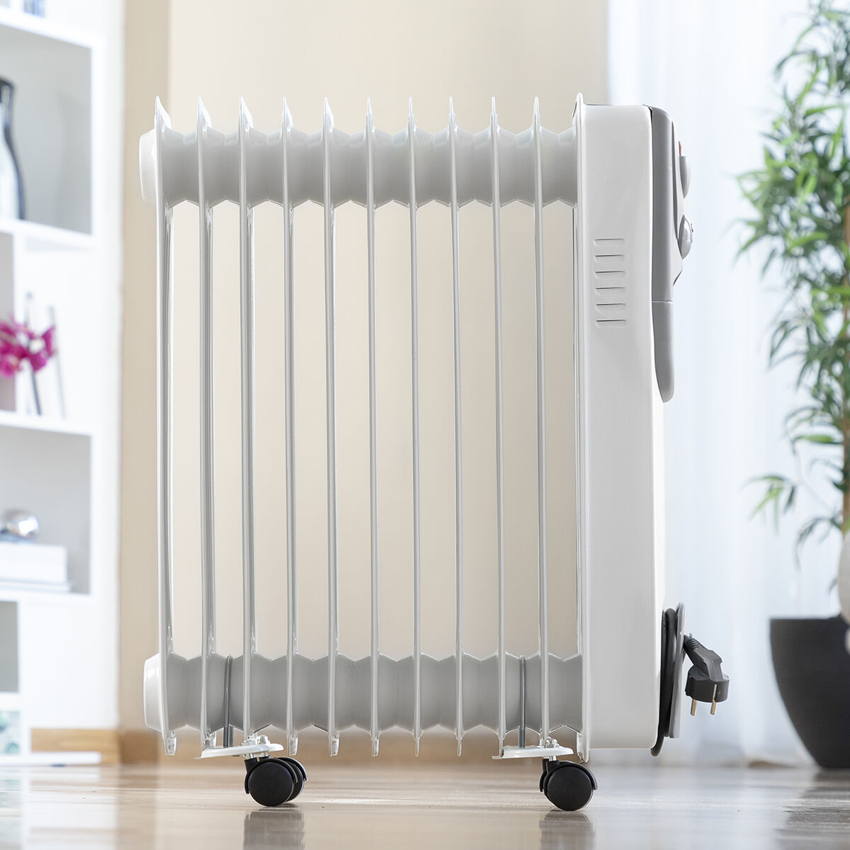 Ölgefüllter Heizkörper Oileven InnovaGoods 2500 W (11 Kammern)