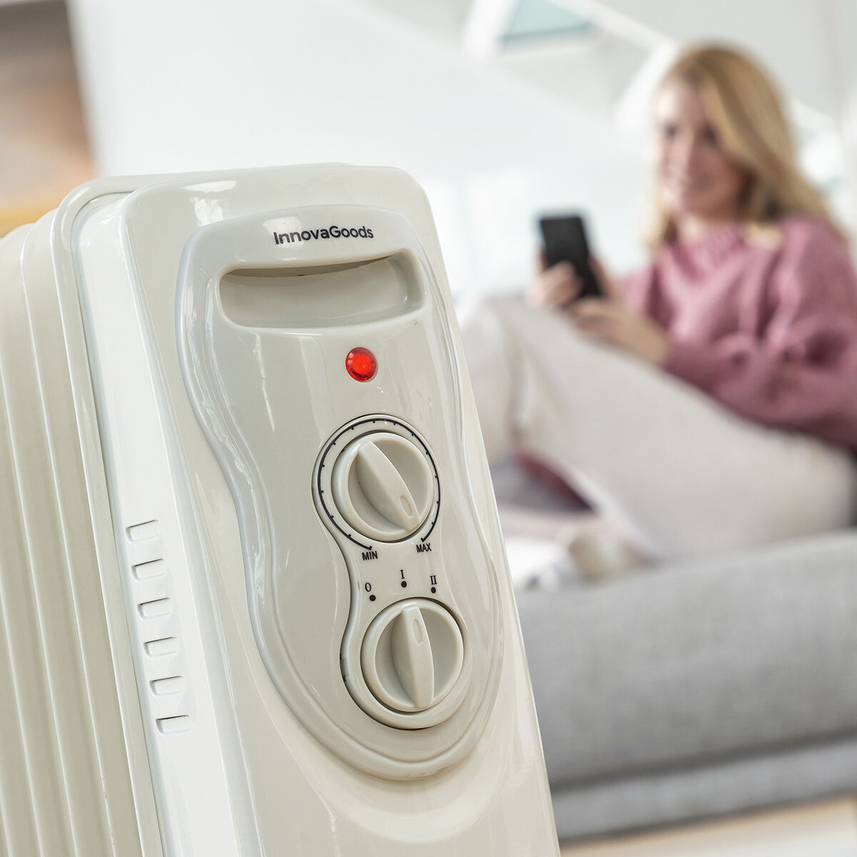 Ölgefüllter Heizkörper Oinine InnovaGoods 2000 W (9 Kammern)