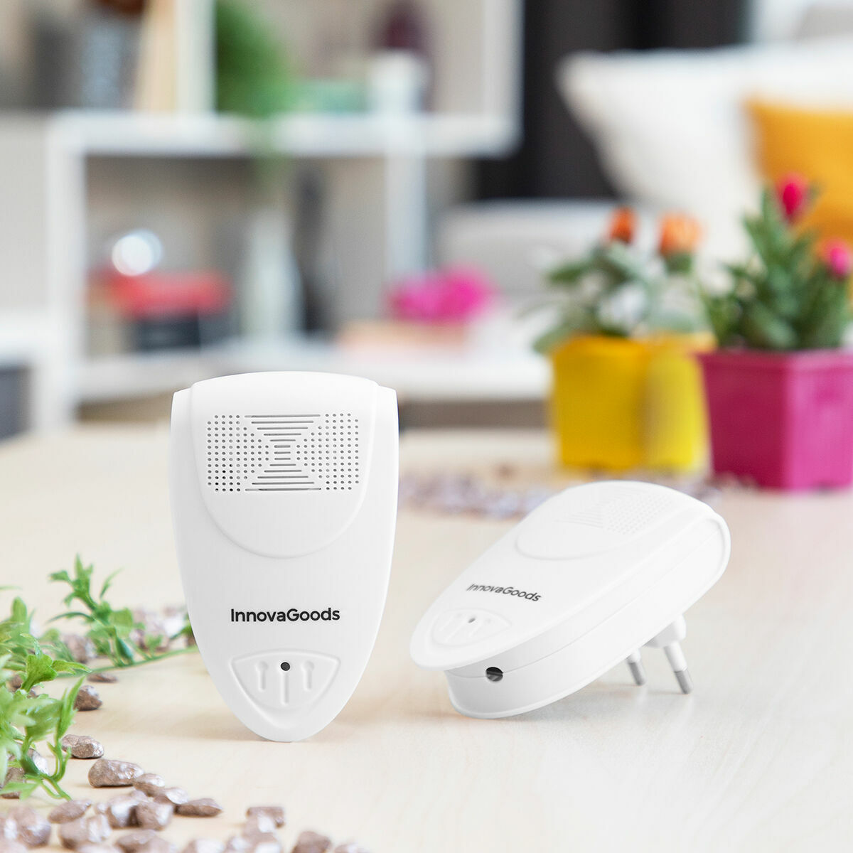 Ultraschall-Schädlingsbekämpfer KL Duo InnovaGoods 2 Einheiten