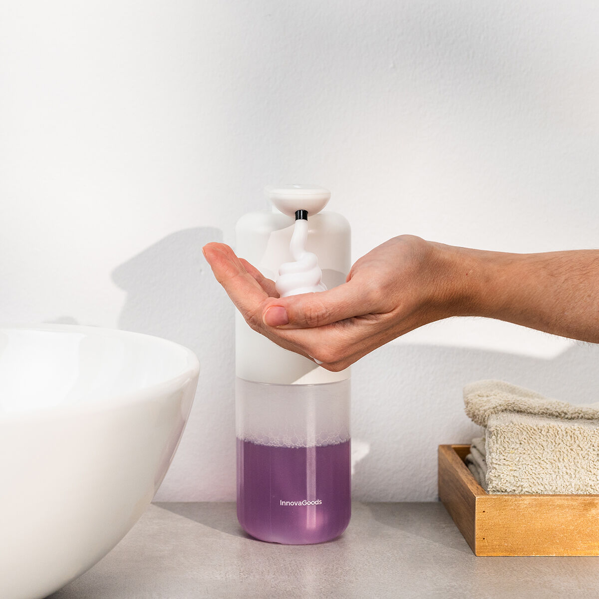 Wiederaufladbarer automatischer Schaumseifenspender Bitefom InnovaGoods