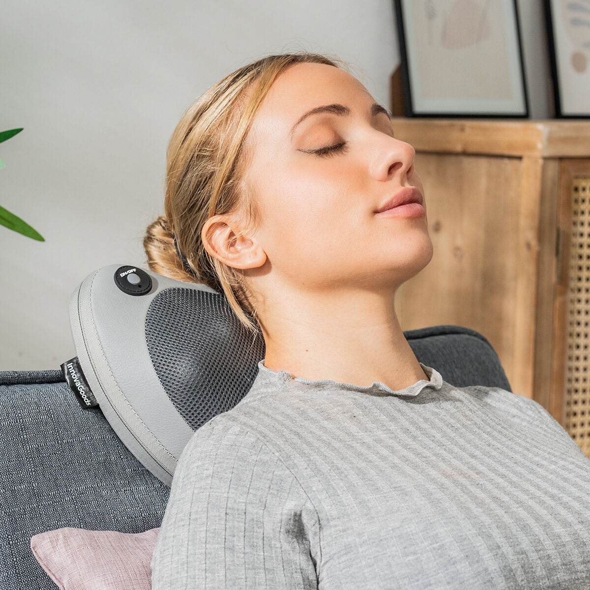 Wiederaufladbares kompaktes Shiatsu-Massagegerät Kompatsu InnovaGoods