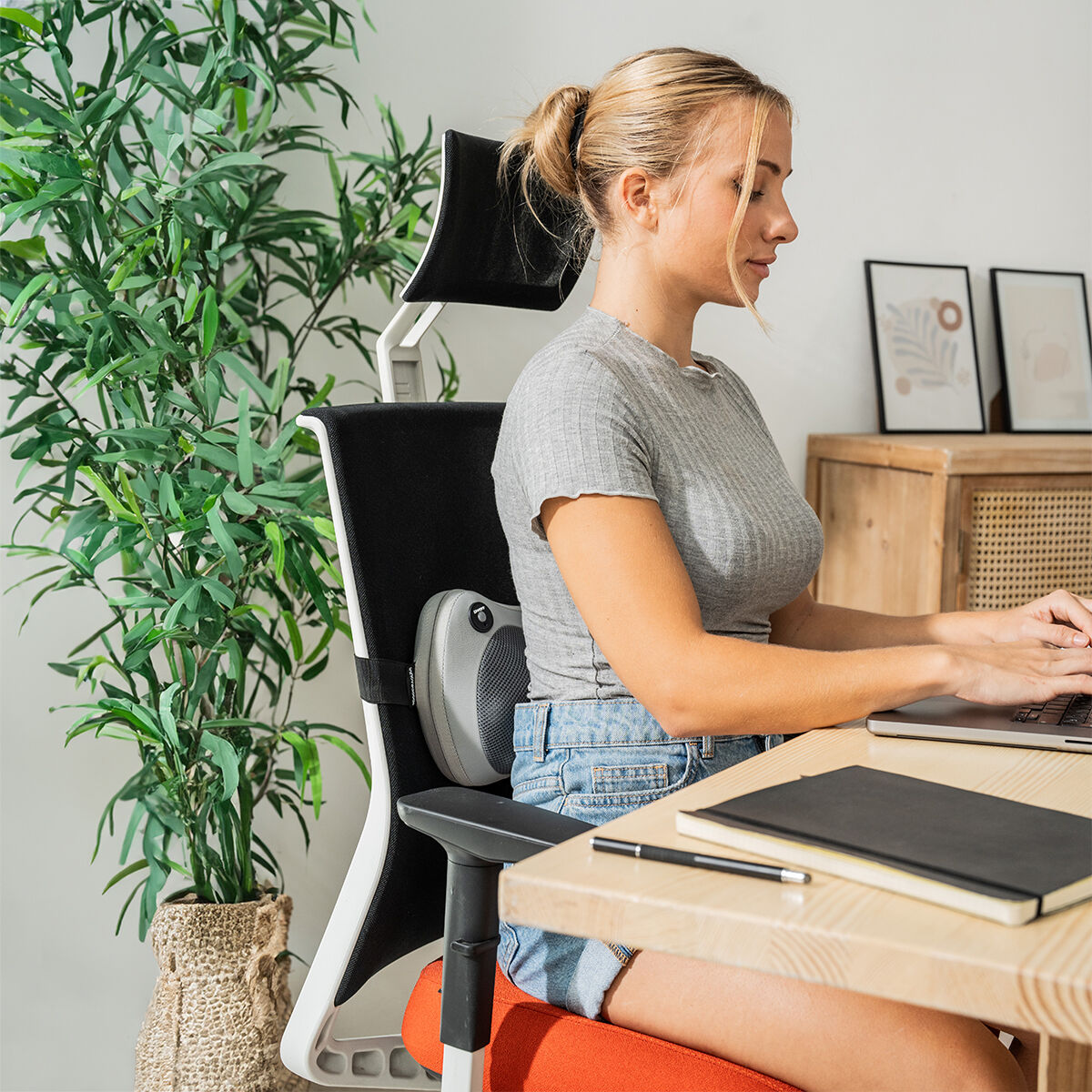 Wiederaufladbares kompaktes Shiatsu-Massagegerät Kompatsu InnovaGoods